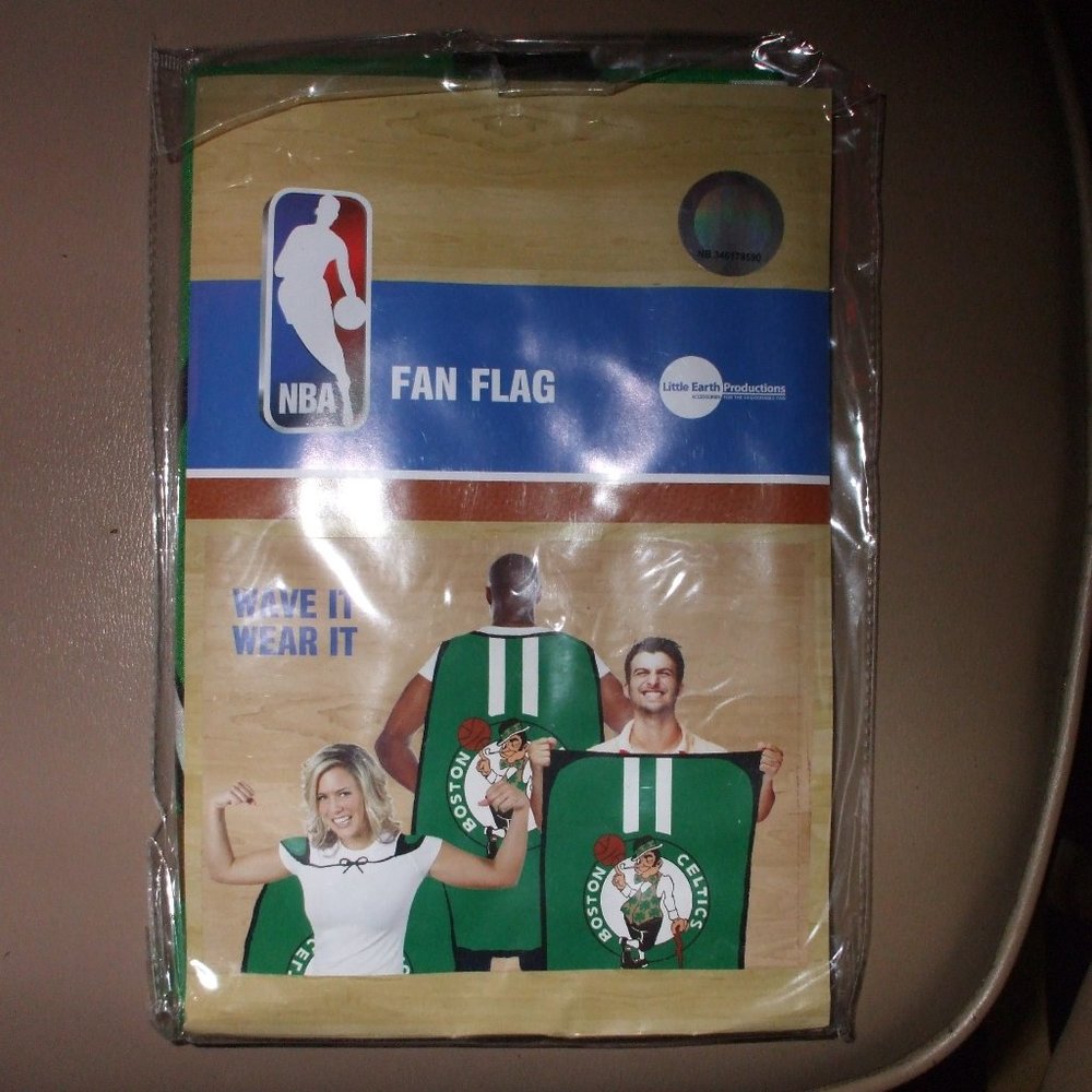 Boston Celtics Fan Flag